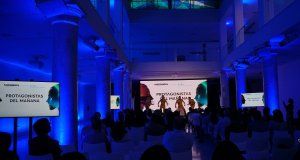 Un momento del acto en el Palacio de Neptuno, en Madrid