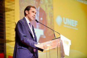 Rafael Benjumea, durante su intervención en el X Foro Solar