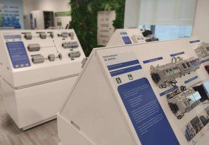 Una imagen del showroom de Chint en sus oficinas