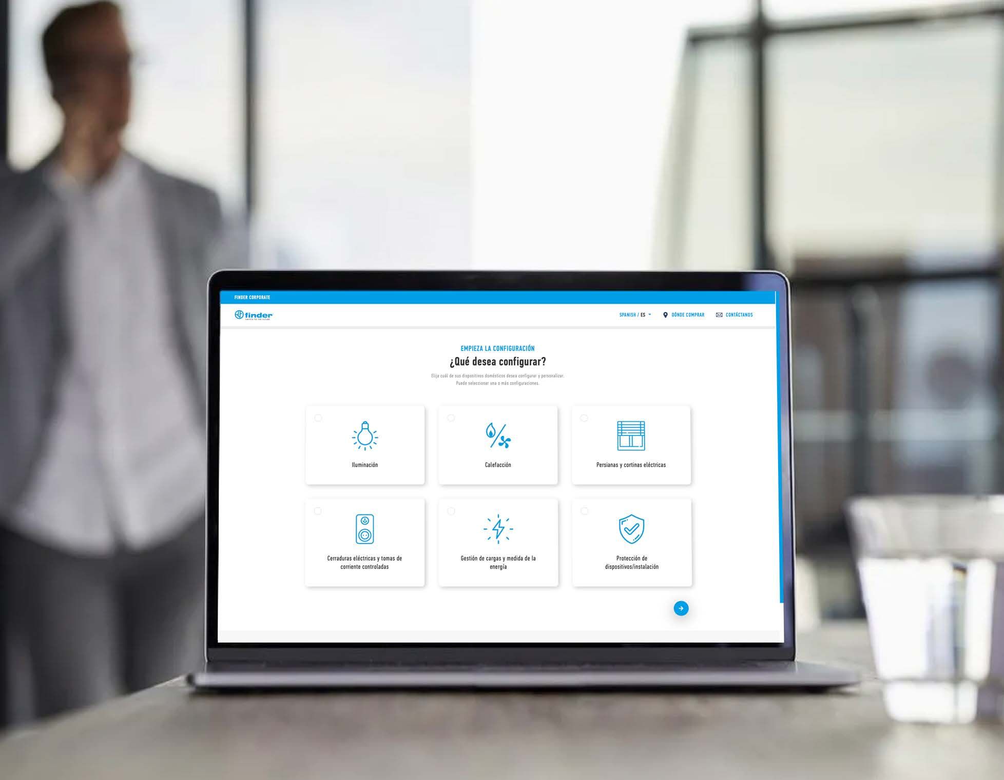 Nuevo configurador online de Finder para el sector residencial y terciario