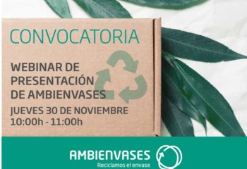 Ambienvases se presenta este jueves en un webinar organizado por Ambilamp y Ambiafme