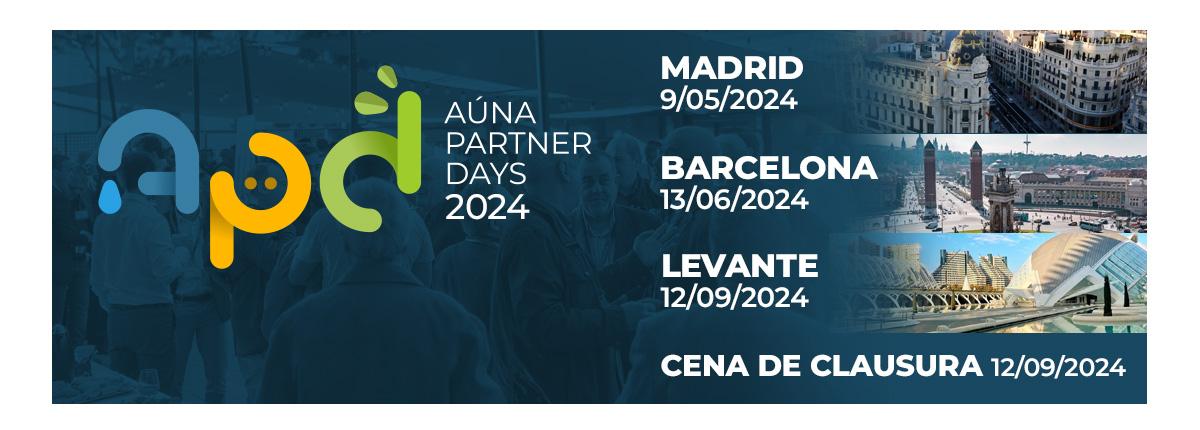 Aúna define fechas y escenarios para los Aúna Partner Days de 2024