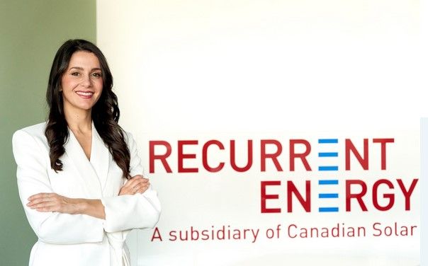 Inés Arrimadas se incorpora al sector renovable con su llegada a Recurrent Energy