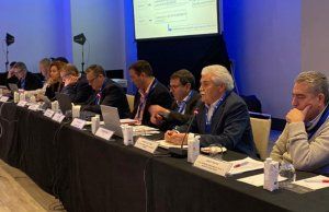 Un momento del desarrollo de la reunión