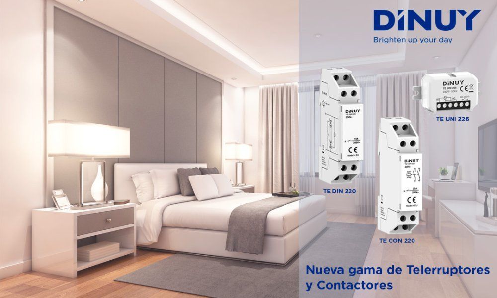 Dinuy amplía su familia de telerruptores