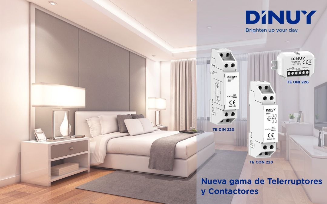 Dinuy amplía su familia de telerruptores