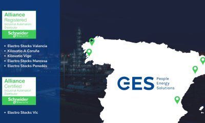 GES, reconocida por Schneider Electric como distribuidor oficial en automatización industrial