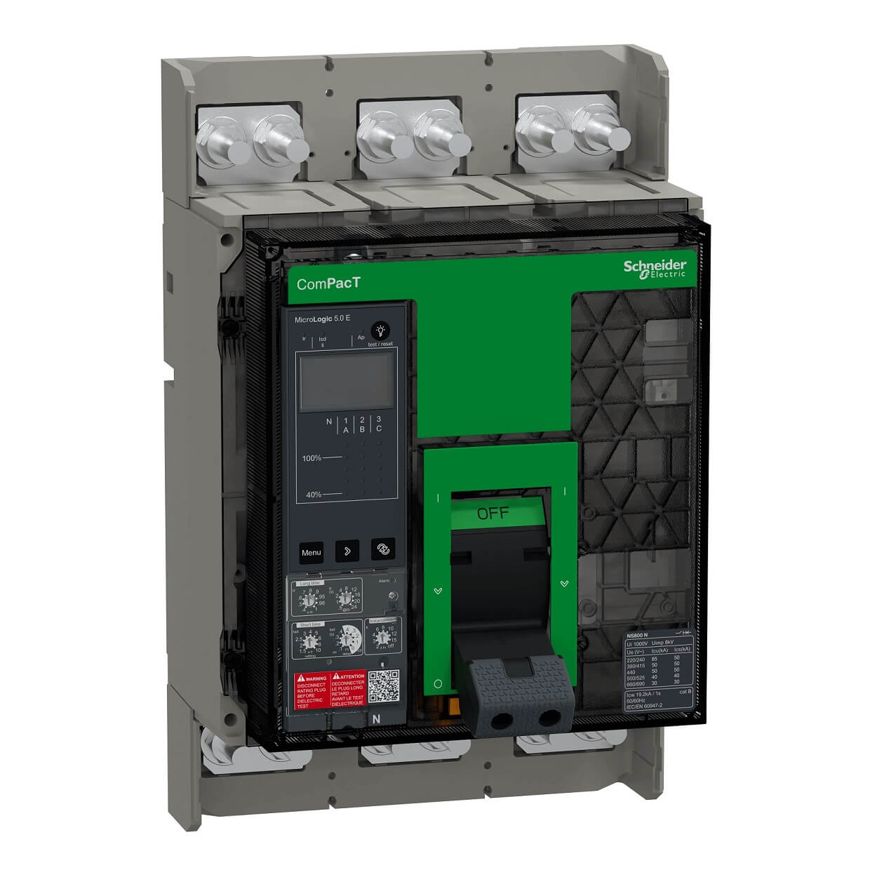 Schneider Electric lanza la última generación de sus interruptores de caja moldeada ComPacT NS
