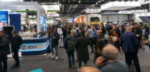 Una imagen de los pasillos de la feria