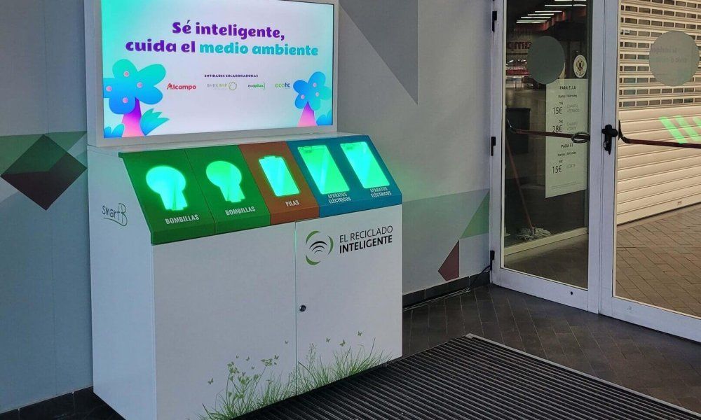 El reciclado inteligente de última generación “se instala” en los centros comerciales de Alcampo