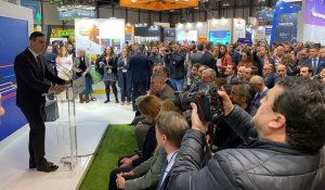 El presidente del Gobierno, durante su intervención inaugural