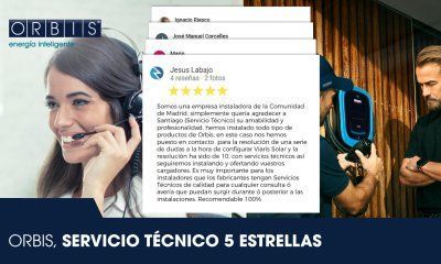Los clientes certifican su confianza en el servicio técnico próximo y de calidad de Orbis