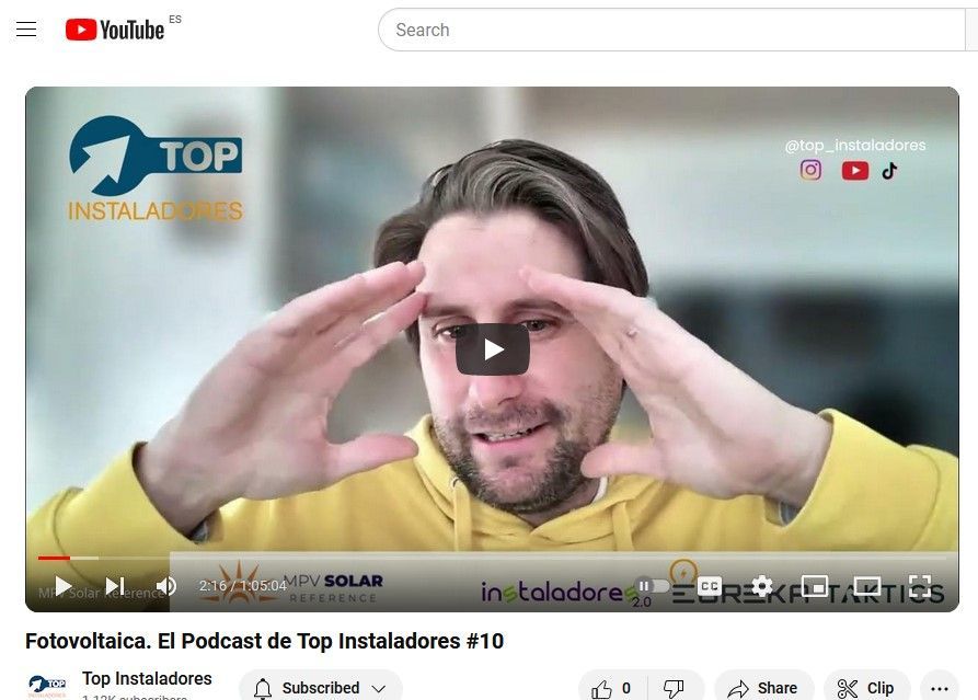 Nueva entrega del podcast de Top Instaladores, con una entrevista con el emprendedor renovable, Luis Candela