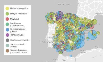 El Miteco publica un mapa de los proyectos financiados con el Plan de Recuperación