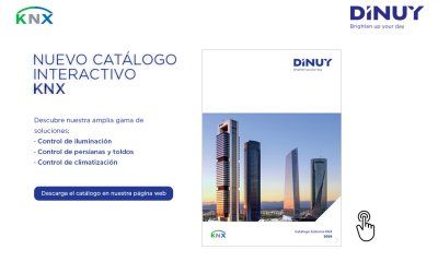 Dinuy estrena su primer catálogo interactivo KNX