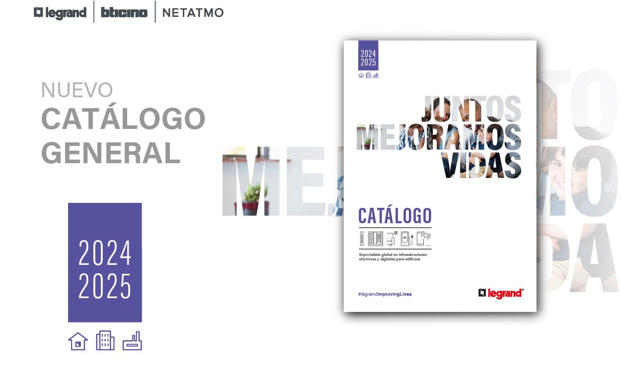 Legrand renueva su catálogo general con más de 1.600 referencias