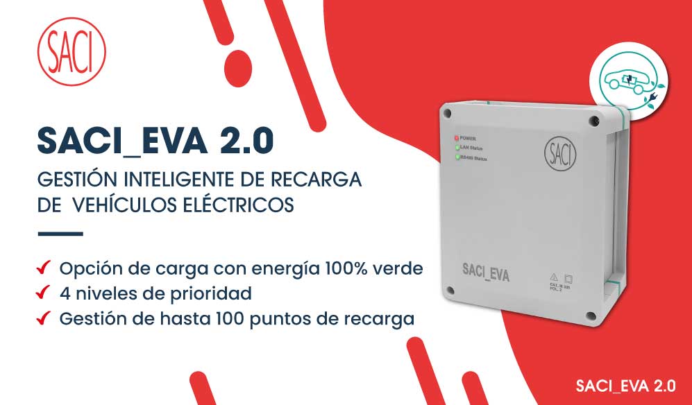 SACI_EVA 2.0, nuevo sistema para la gestión inteligente de la recarga de vehículo eléctrico