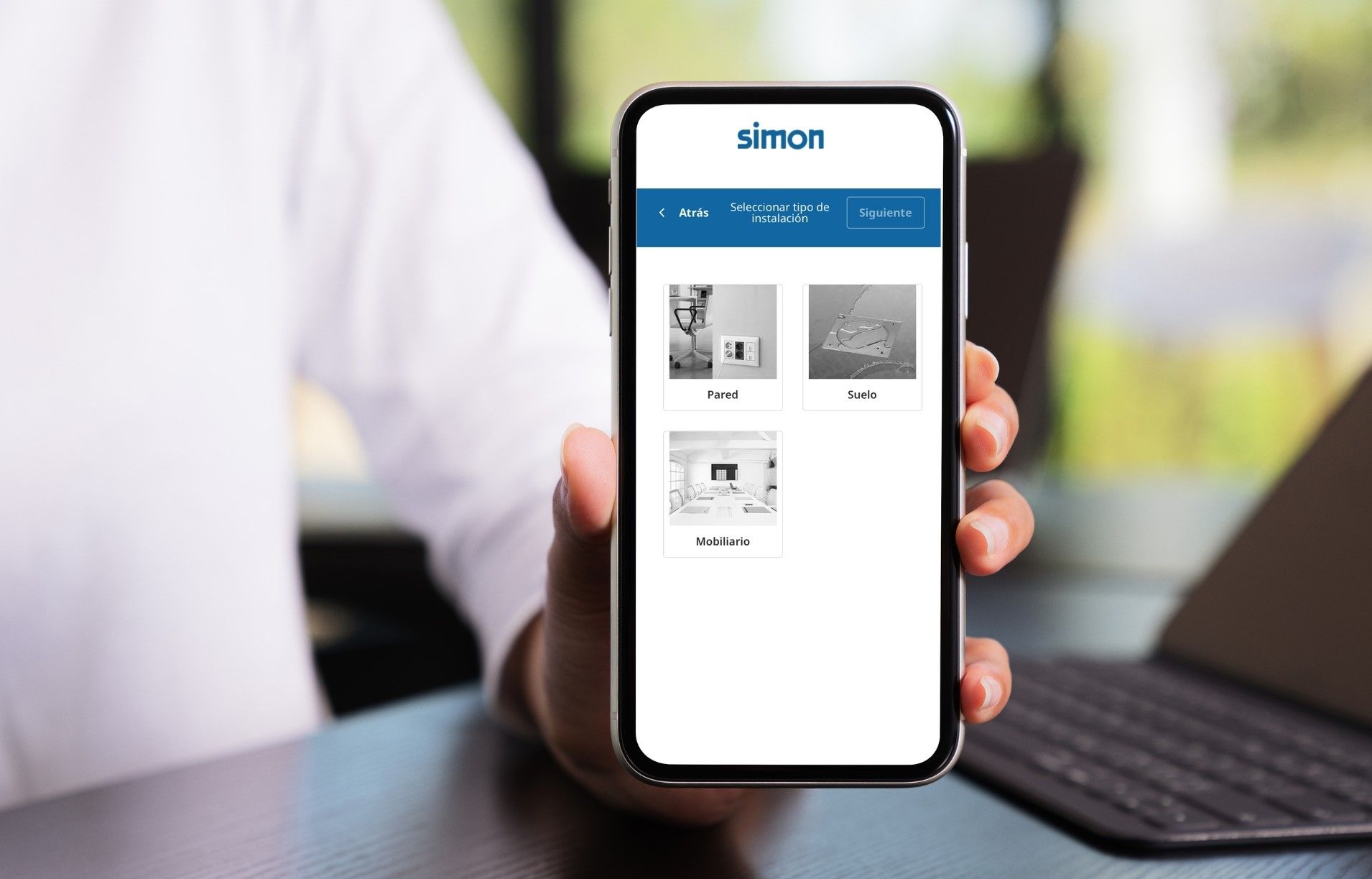 Simon MyConnect: nuevo configurador de los espacios de trabajo