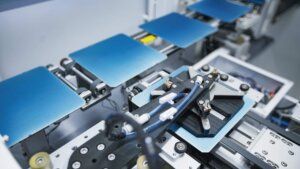 Una imagen del ensamblaje de los módulos de Aiko