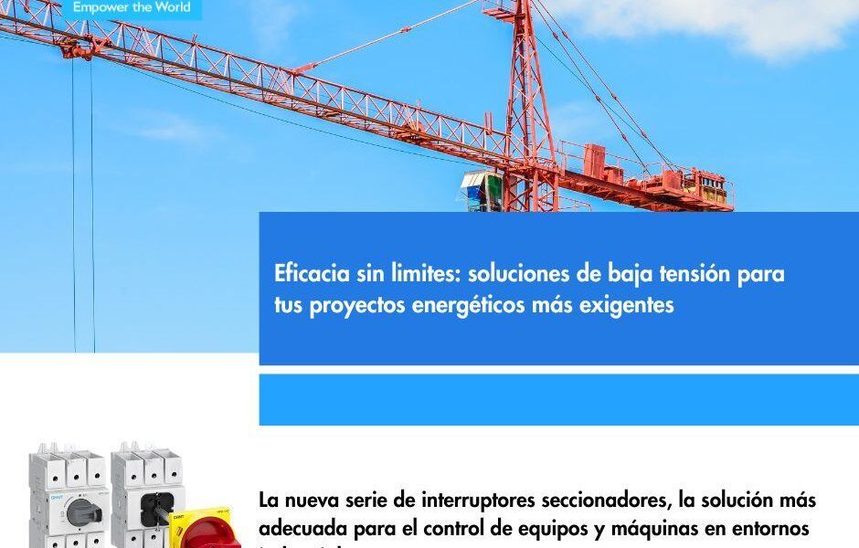 Chint incorpora la nueva serie de interruptores seccionadores NF2