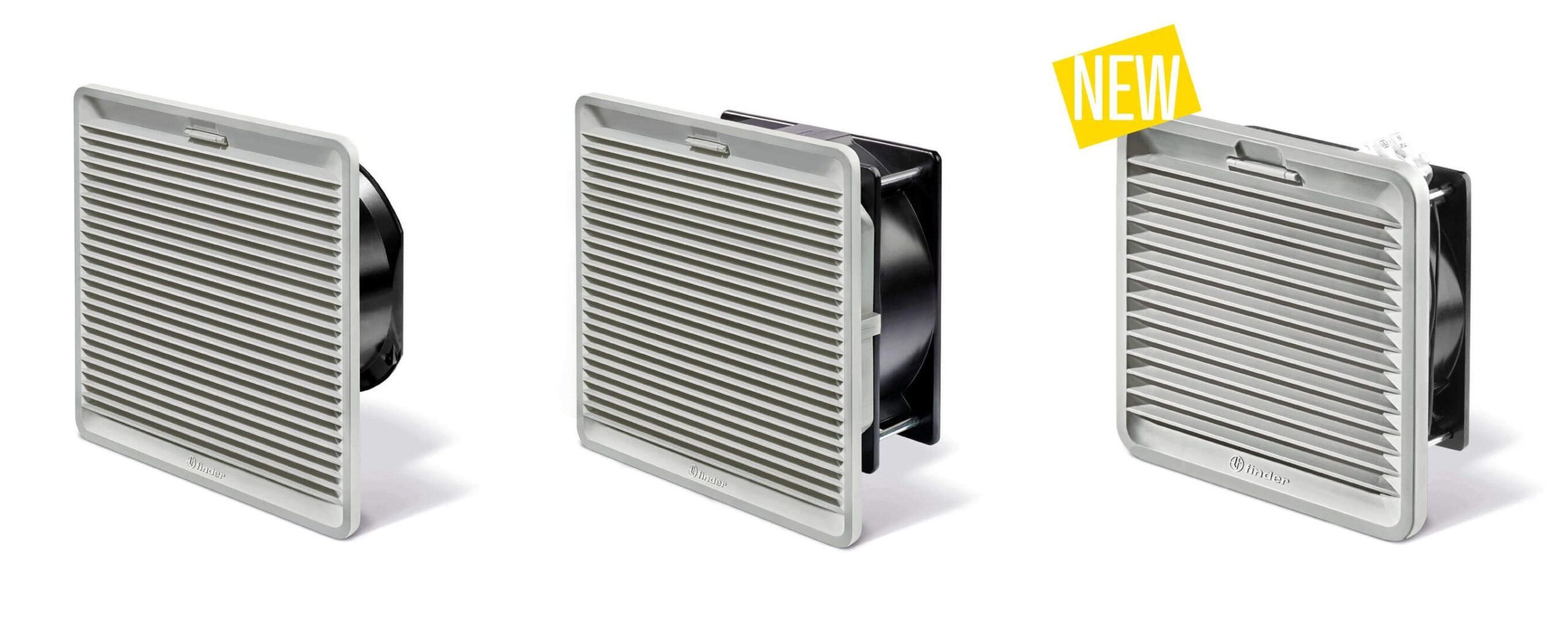 Finder presenta una nueva gama de ventiladores y filtros de salida para exterior