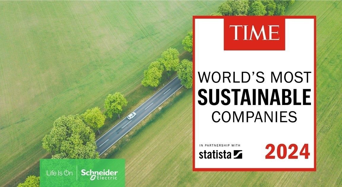 Schneider Electric reconocida la empresa más sostenible del mundo por la revista Time y Statista