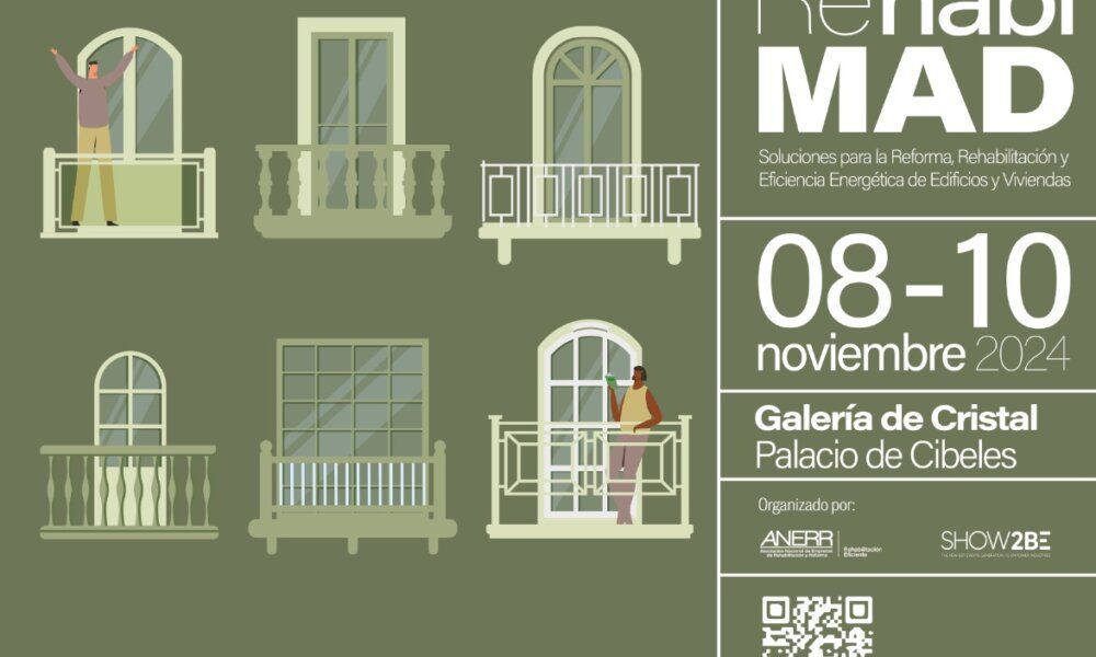 RehabiMad, un evento que nace para concienciar sobre la rehabilitación eficiente, el próximo noviembre, en Madrid