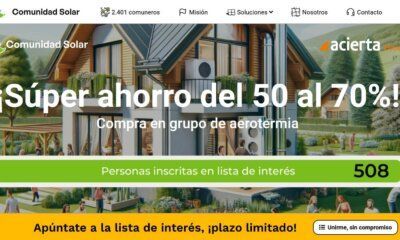 Comunidad Solar lanza la primera compra en grupo de aerotermia