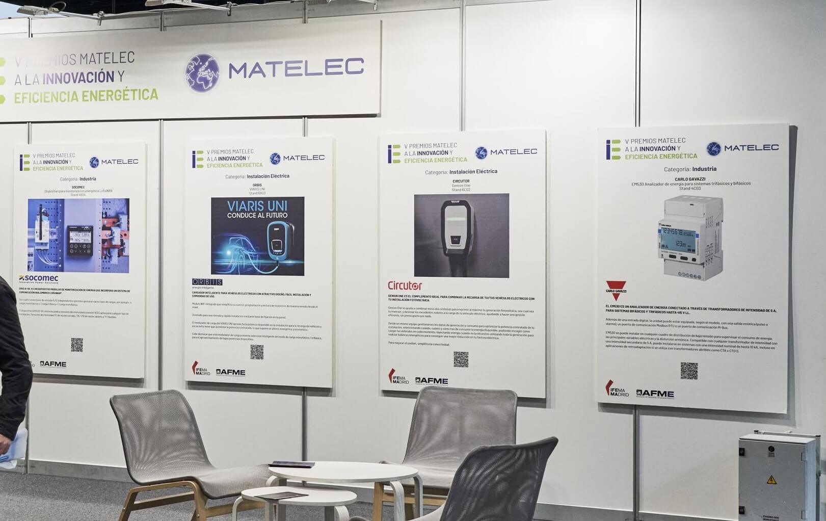 Matelec y Afme convocan la Sexta Edición de los Premios Matelec a la Innovación y Eficiencia Energética
