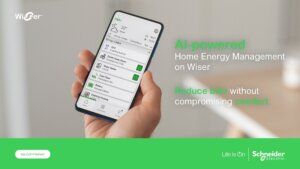 Schneider Electric presenta la función de gestión de la energía doméstica basada en IA para Wiser Home