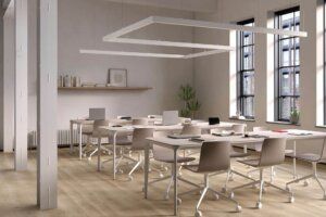 Simon 860, iluminación lineal para espacios de trabajo saludables y productivos