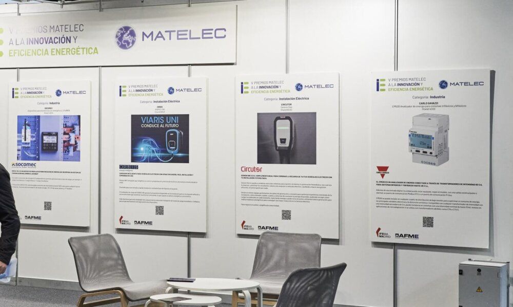 Matelec y Afme convocan la Sexta Edición de los Premios Matelec a la Innovación y Eficiencia Energética