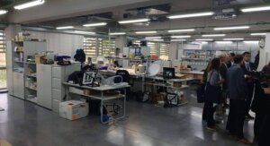 Un momento de la visita a las instalaciones de LCOE