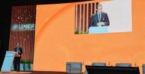 Rafael Benjumea, presidente de Unef, durante su intervención