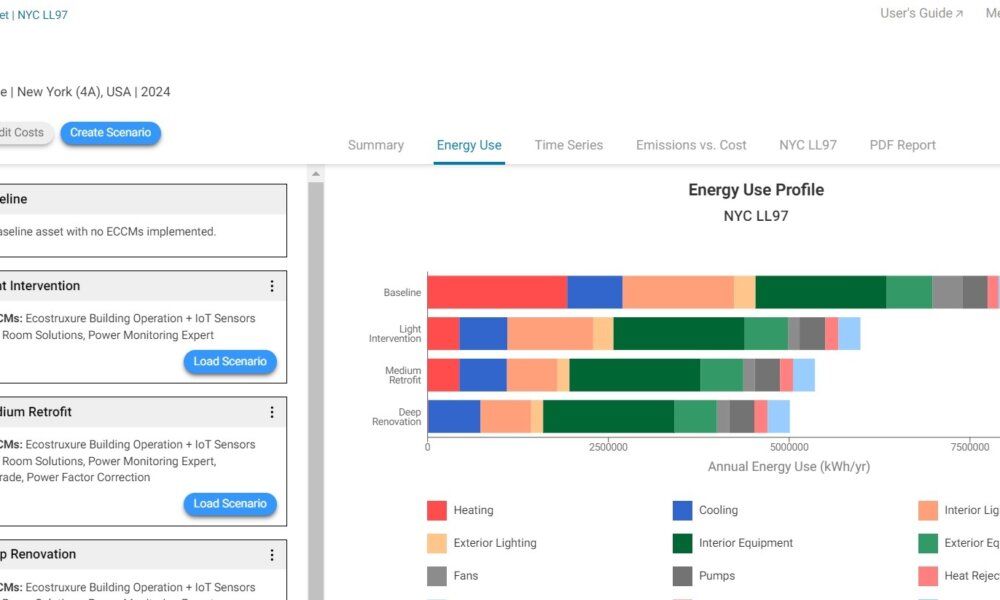 Schneider Electric idea una calculadora de descarbonización de edificios para ayudar a reducir su huella de carbono