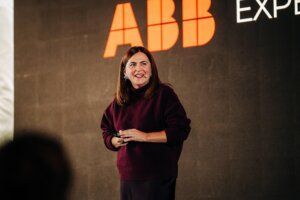 Ruth Solozábal, directora general de ABB, en un momento del ABB Experience 8