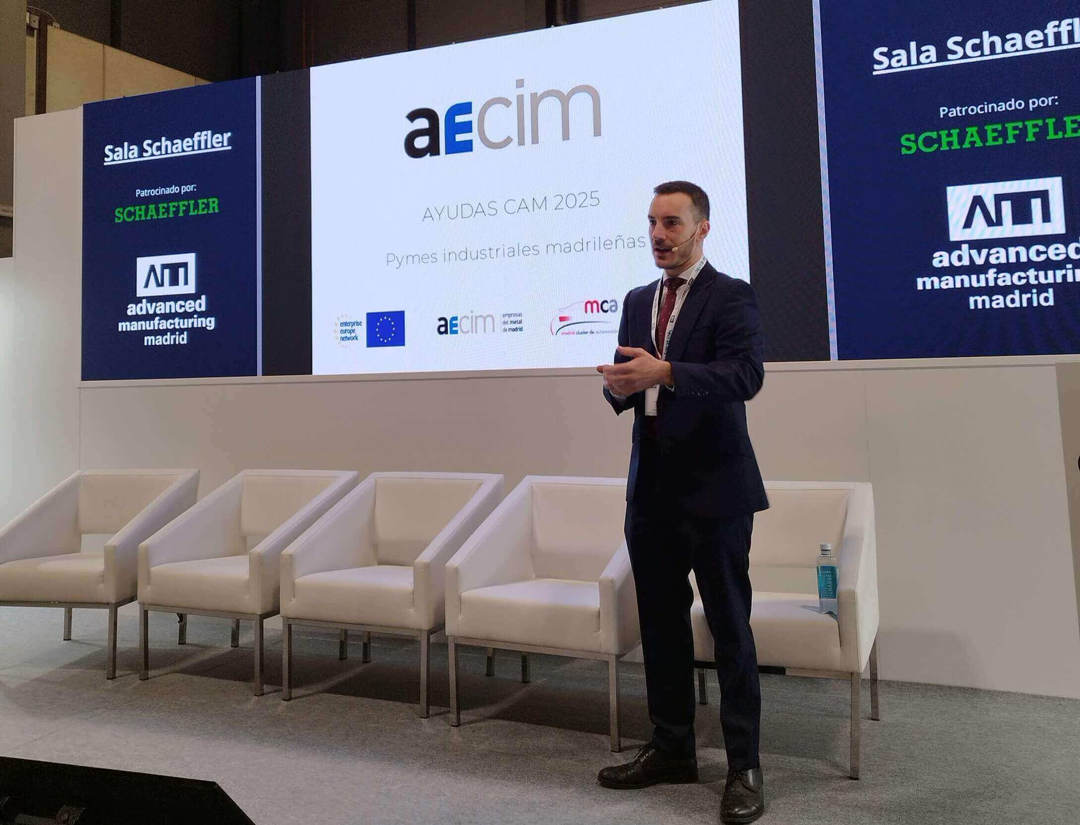 Aecim presenta las Ayudas 2025 de la Comunidad de Madrid para pymes industriales del sector del metal