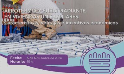Jornada informativa en torno a la aerotermia y el suelo radiante en viviendas unifamiliares
