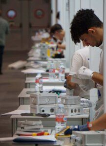 Una imagen de la prueba del Concurso de Jóvenes Instaladores