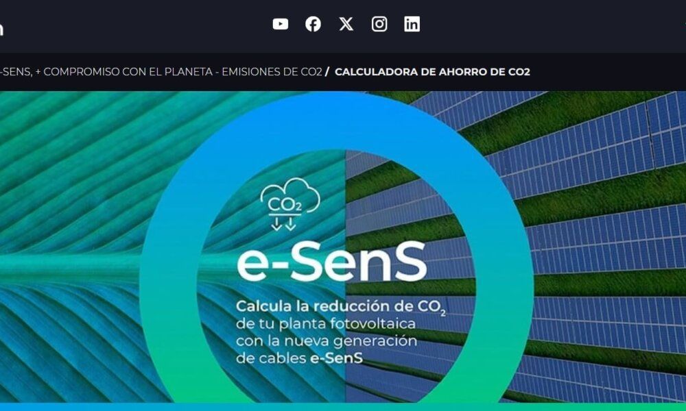 Prysmian presenta su Calculadora de Ahorro de CO₂ e-SenS, destinada a plantas solares fotovoltaicas