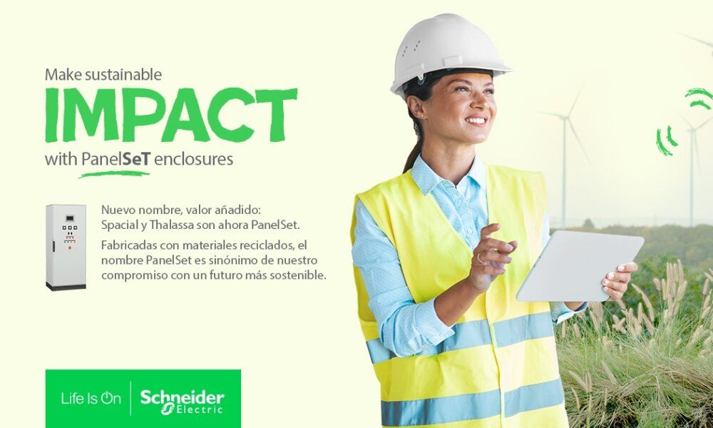 Schneider Electric presenta PanelSeT, nueva marca unificada para sus rangos universales de armarios