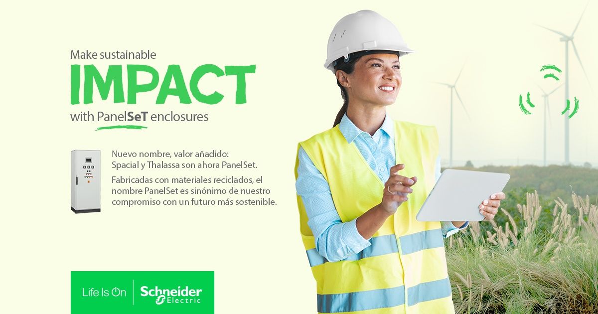 Schneider Electric presenta PanelSeT, nueva marca unificada para sus rangos universales de armarios