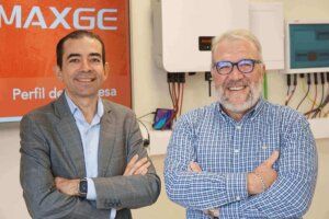Amador Valbuena, CEO de Maxge Europe, y Francisco Florido, director de Marketing