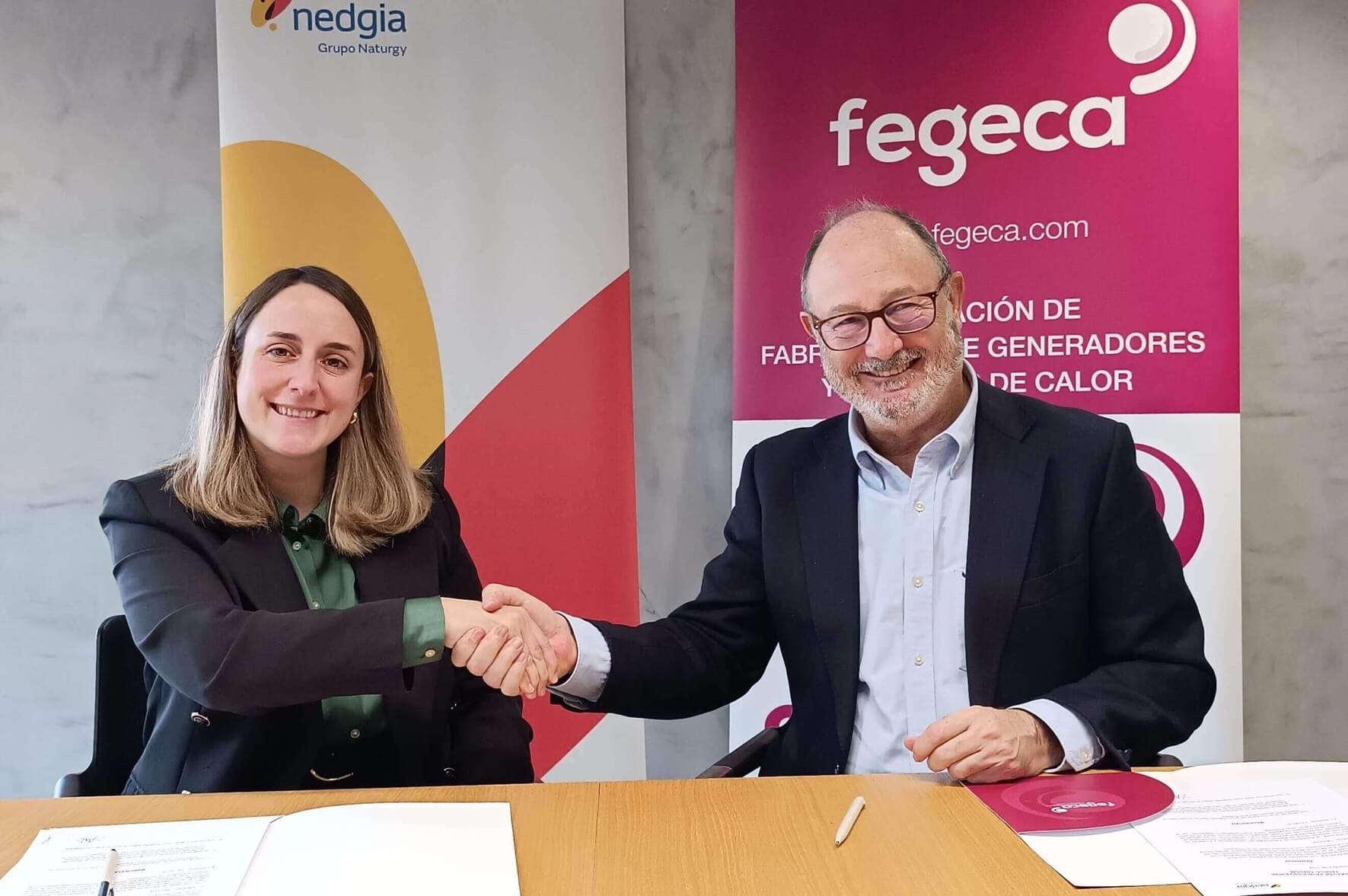Fegeca y Nedgia renuevan su colaboración para promover soluciones energéticas sostenibles e innovadoras