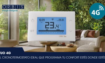 Orbis estrena TUO 4G, cronotermostato idóneo para viviendas sin conexión a internet