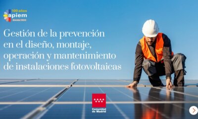 Nueva Guía sobre la Gestión en la prevención de riesgos laborales de instalaciones fotovoltaicas, ya disponible