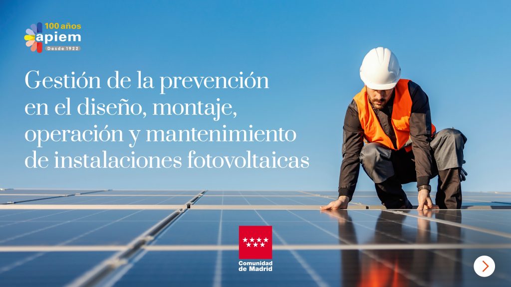 Nueva Guía sobre la Gestión en la prevención de riesgos laborales de instalaciones fotovoltaicas, ya disponible