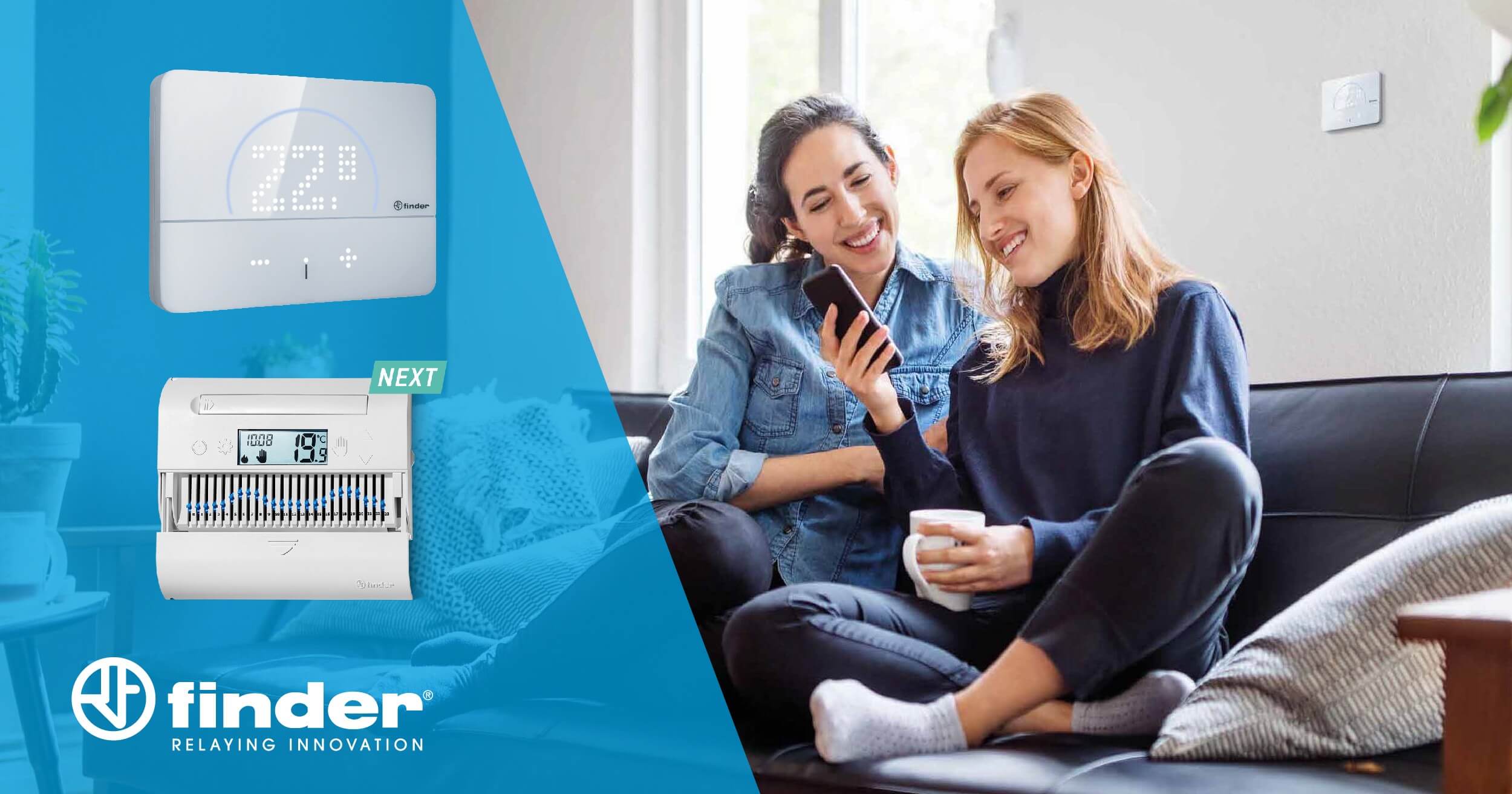 Finder: termostatos y cronotermostatos para un hogar eficiente