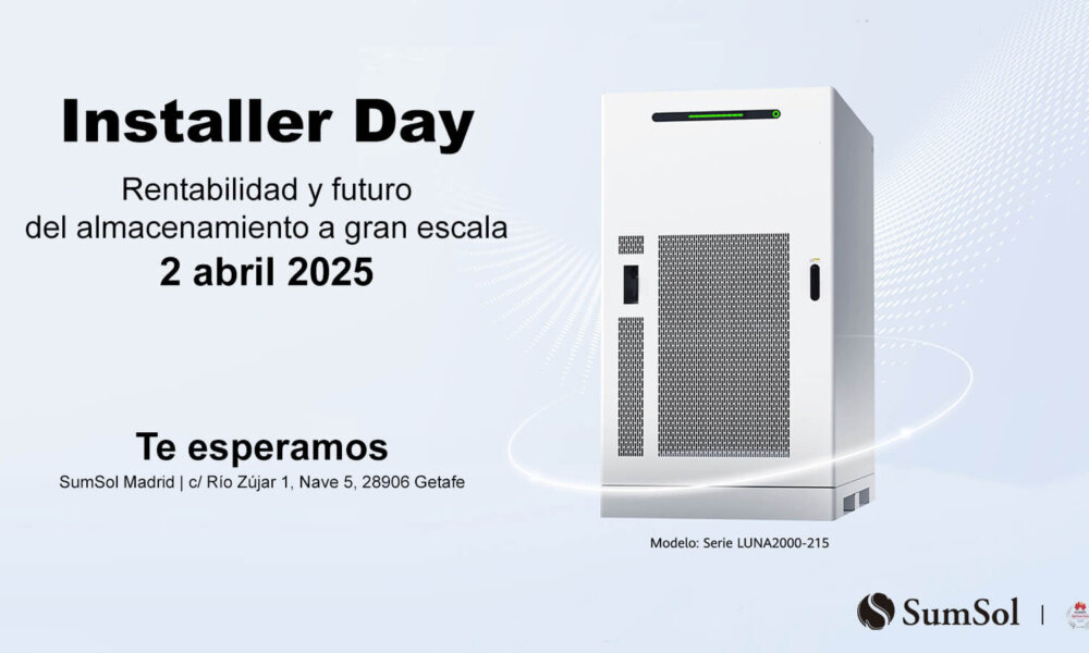 SumSol analiza la rentabilidad y el futuro del almacenamiento a gran escala en el “Día del Instalador” de Huawei
