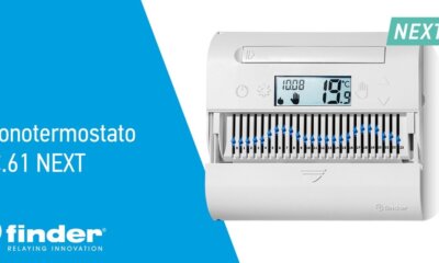 El cronotermostato 1C.61 de Finder evoluciona y se convierte en 1C.61 Next